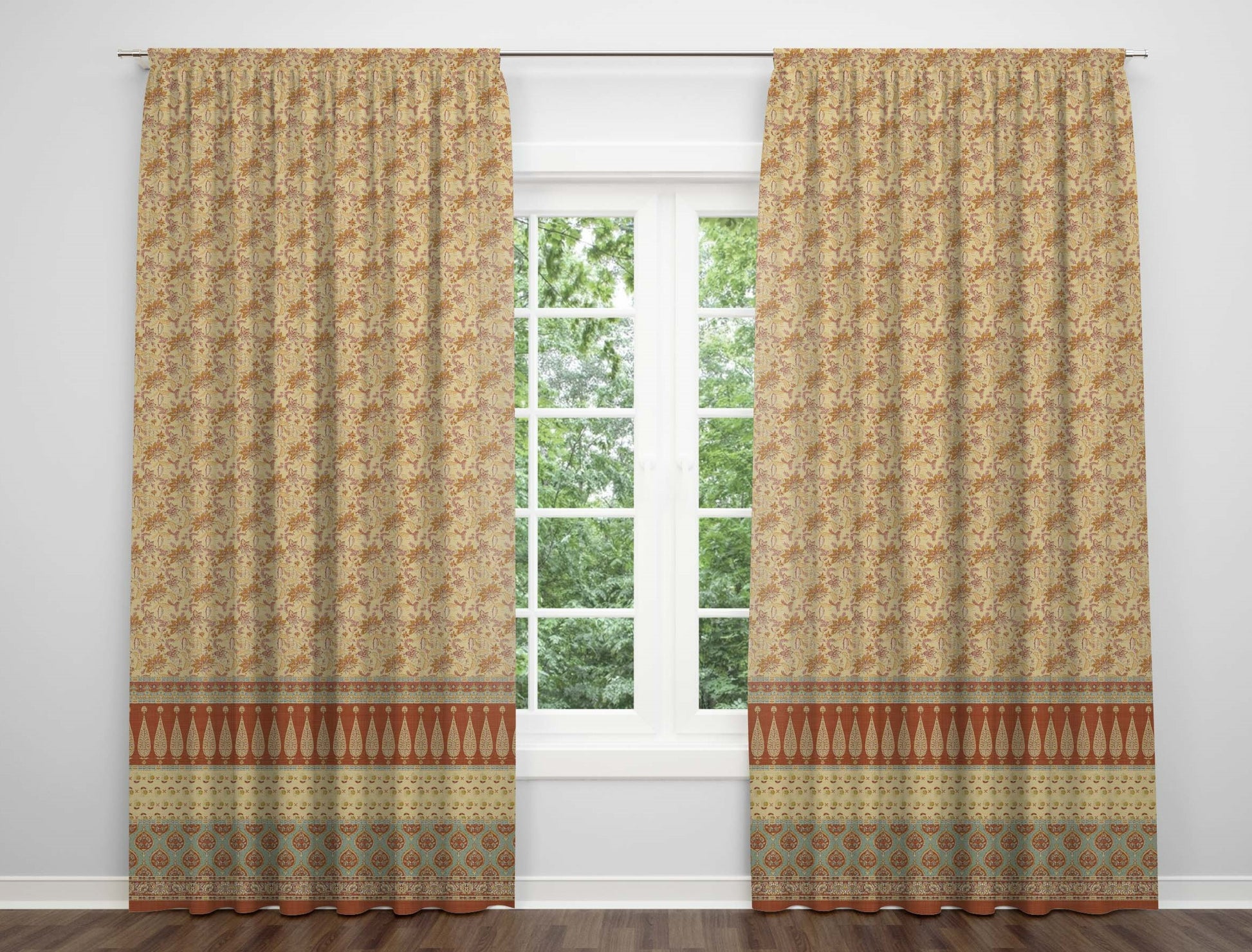 Rustic Cotton 7 Feet Door Curtain