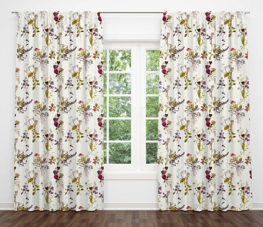 Botanical Cotton 7 Feet Door Curtain