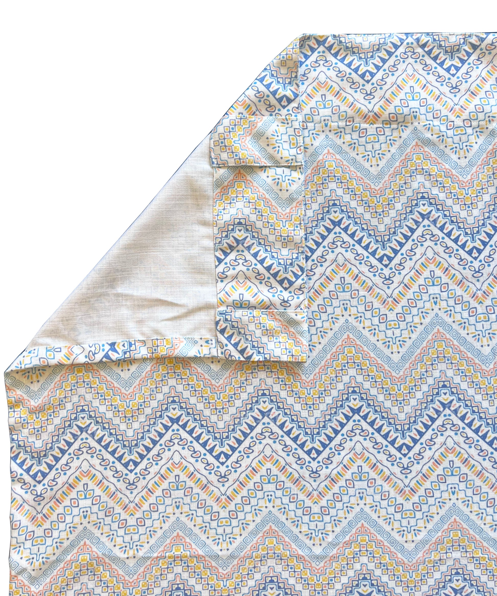 Chevron Cotton 7 Feet Door Curtain 