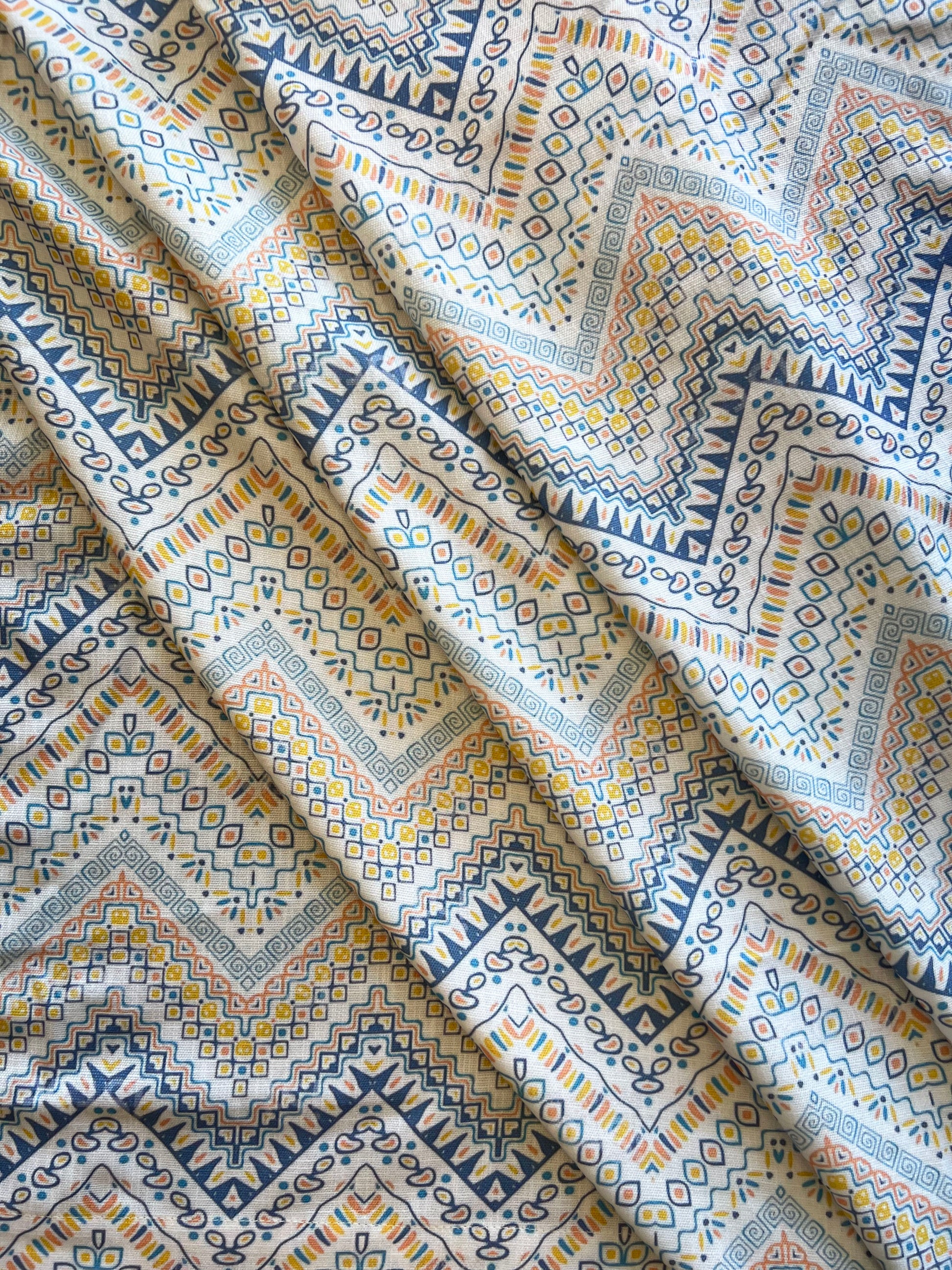 Chevron Cotton Door Curtain