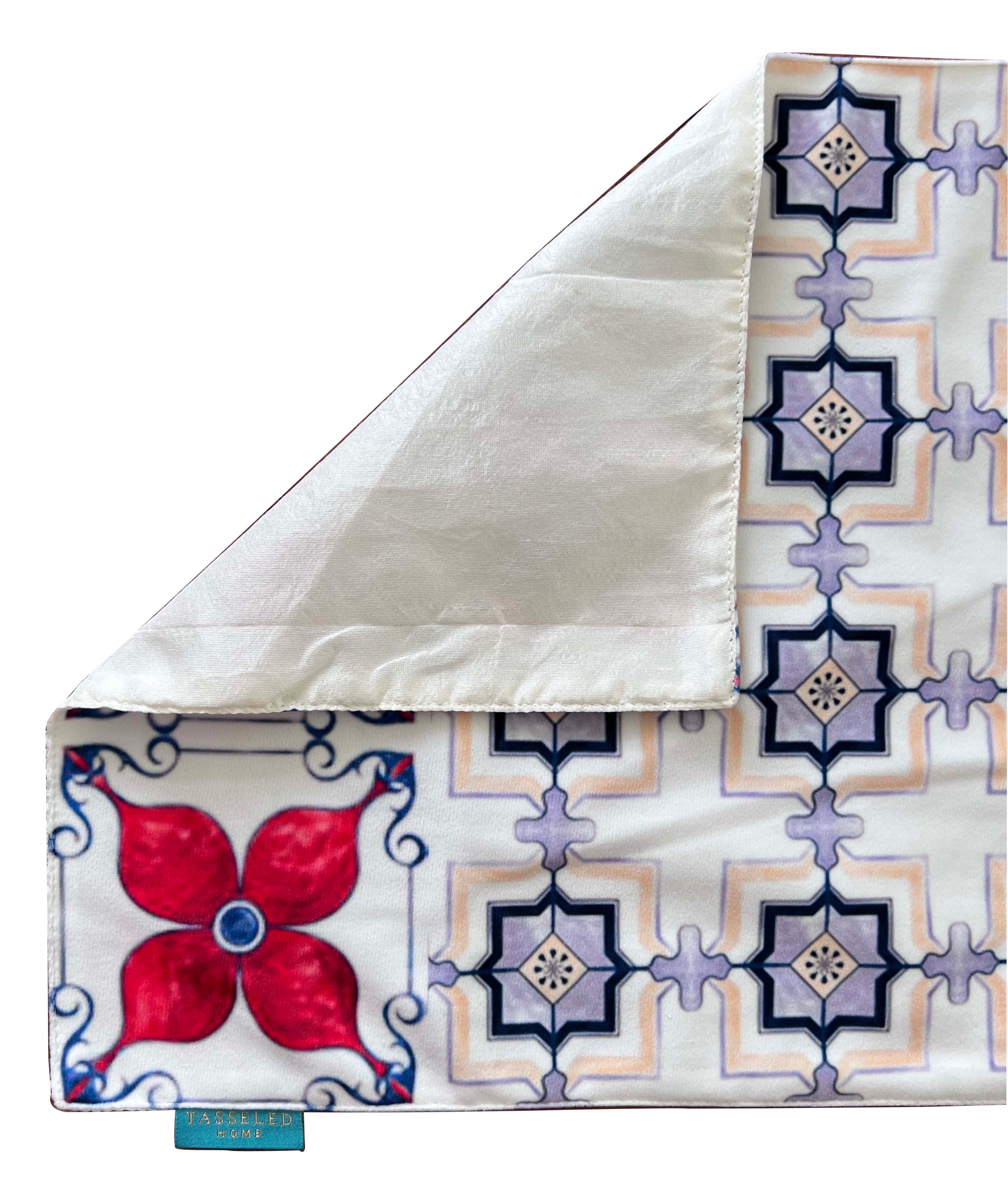 Multicolor Tile Table Runner 