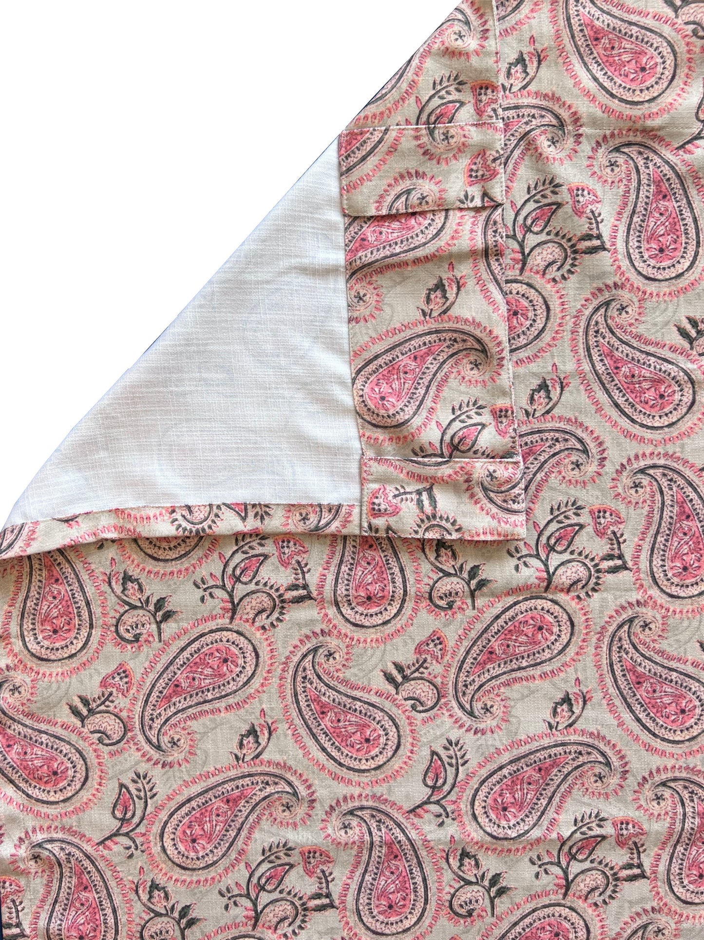 Paisley Cotton 7 Feet Door Curtain 