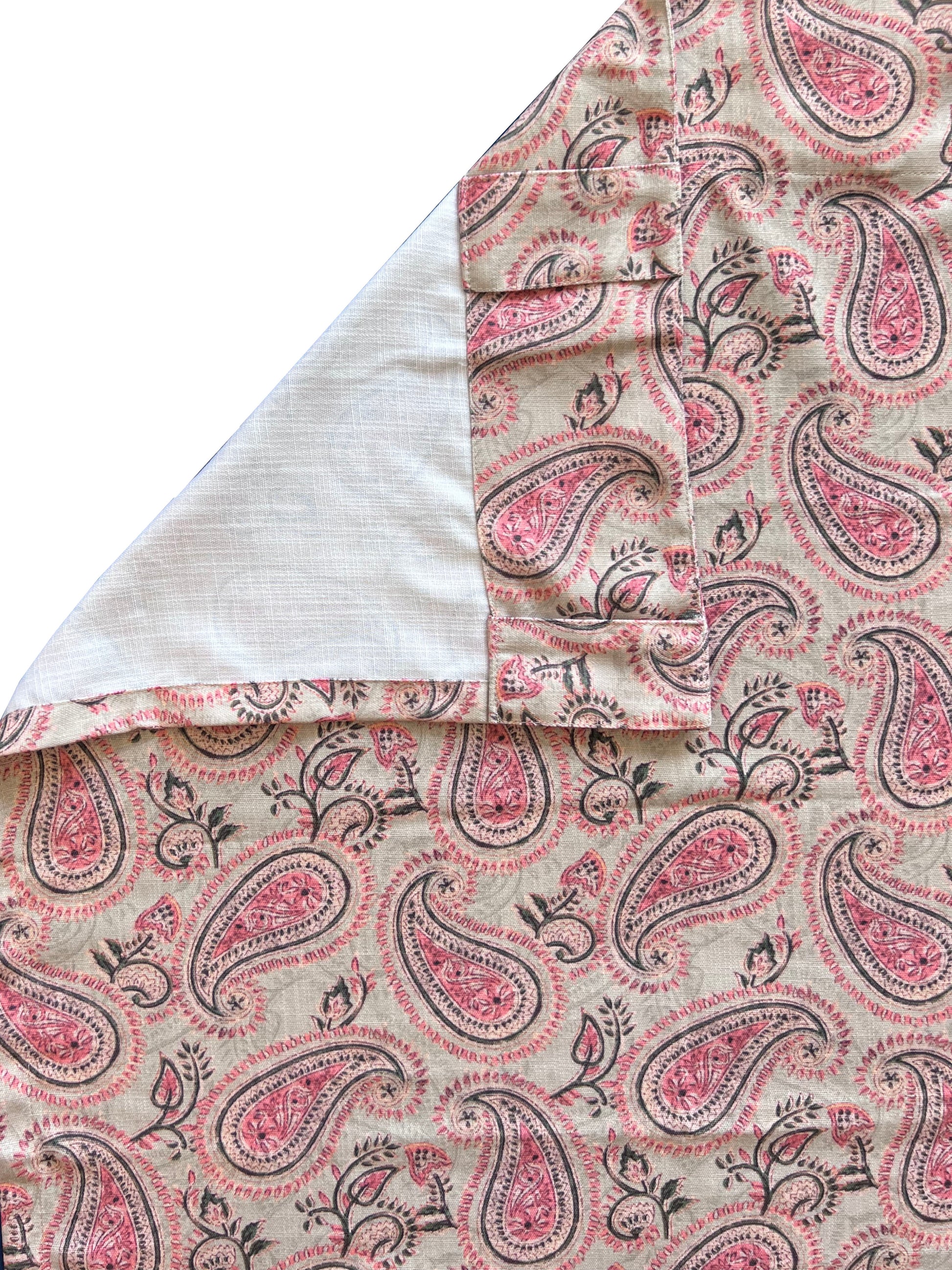 Paisley Cotton 7 Feet Door Curtain 