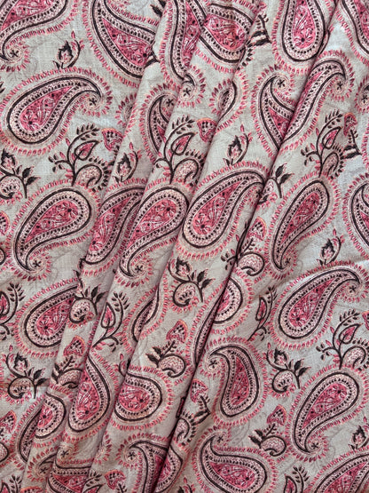 Paisley Cotton Door Curtain